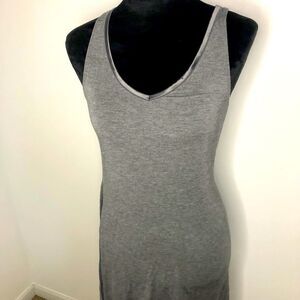 Felina grey racerback tank dress size small
